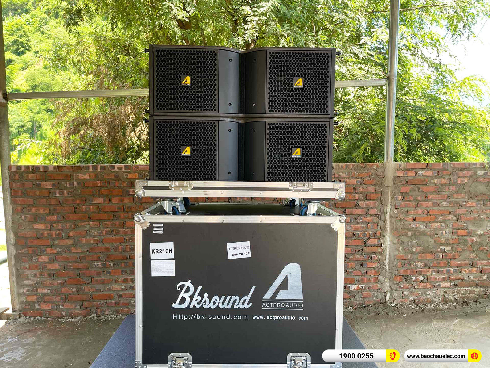 Lắp đặt d&agrave;n Line Array Actpro sự kiện, đ&aacute;m cưới gần 149tr cho anh H&agrave; tại Sơn La