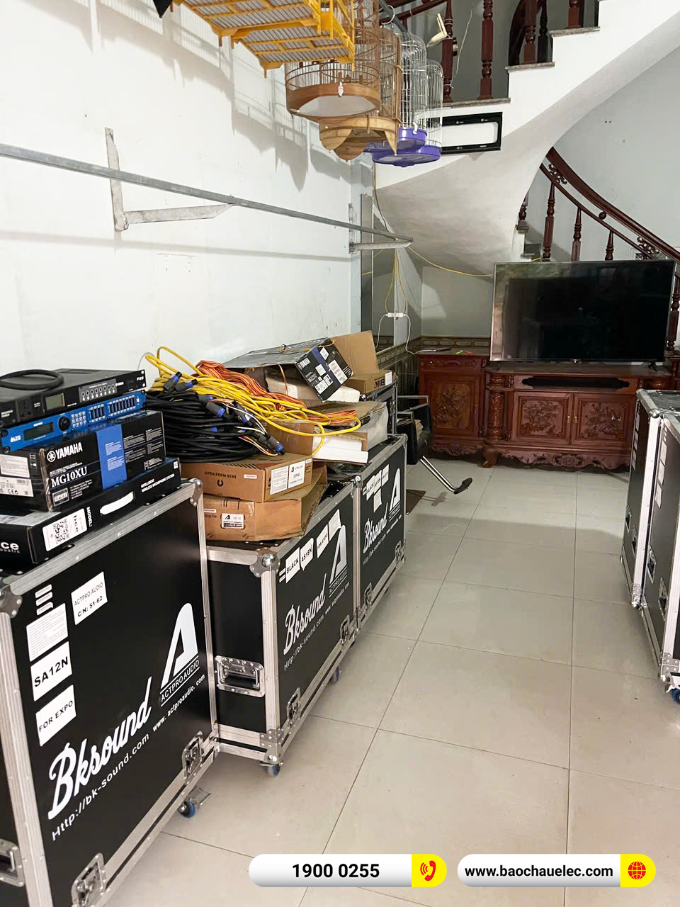 Lắp đặt d&agrave;n Line Array Actpro sự kiện, đ&aacute;m cưới hơn 139tr cho anh Hậu tại Nam Định 