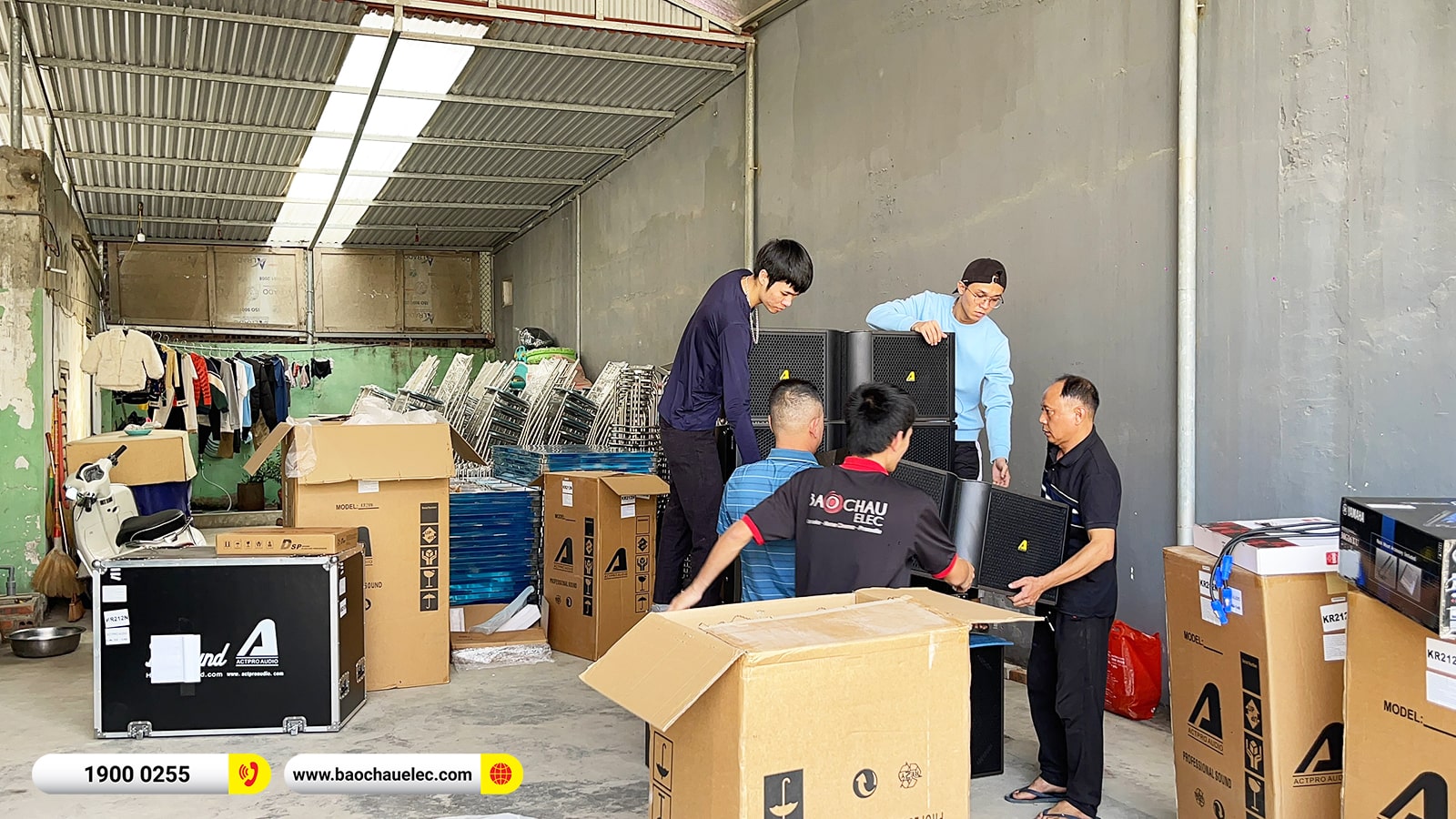 Lắp đặt d&agrave;n Line Array Actpro sự kiện, đ&aacute;m cưới hơn 283tr cho anh Ho&agrave;ng tại Hưng Y&ecirc;n (Actpro KR212, KR28, QD4.13, TD2.22,&hellip;)