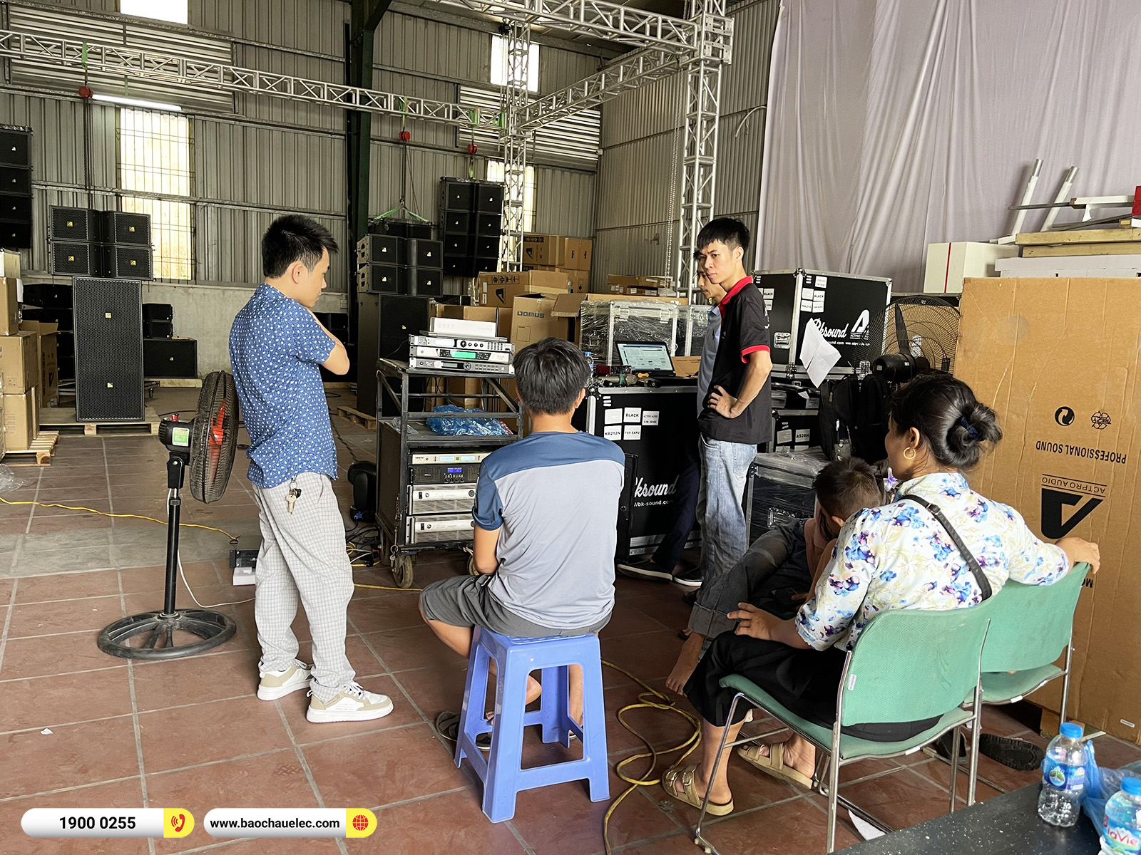 B&agrave;n giao d&agrave;n Line Array Actpro sự kiện, đ&aacute;m cưới hơn 106tr cho anh Ninh tại Cao Bằng