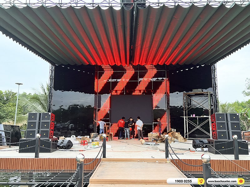 Lắp đặt dàn Line Array Actpro nhà hàng, sự kiện 245tr cho anh Tân tại Đồng Nai (Actpro KR212, KR28, MG16X CV, DSP48,…)