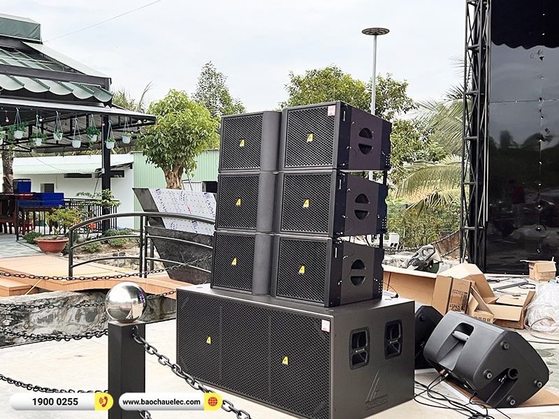 Lắp đặt dàn Line Array Actpro nhà hàng, sự kiện 245tr cho anh Tân tại Đồng Nai (Actpro KR212, KR28, MG16X CV, DSP48,…)