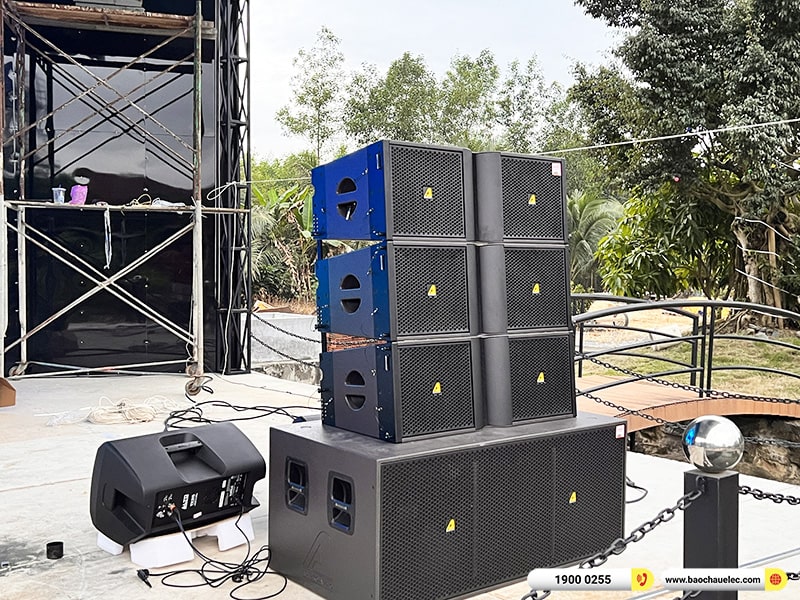 Lắp đặt dàn Line Array Actpro nhà hàng, sự kiện 245tr cho anh Tân tại Đồng Nai (Actpro KR212, KR28, MG16X CV, DSP48,…)
