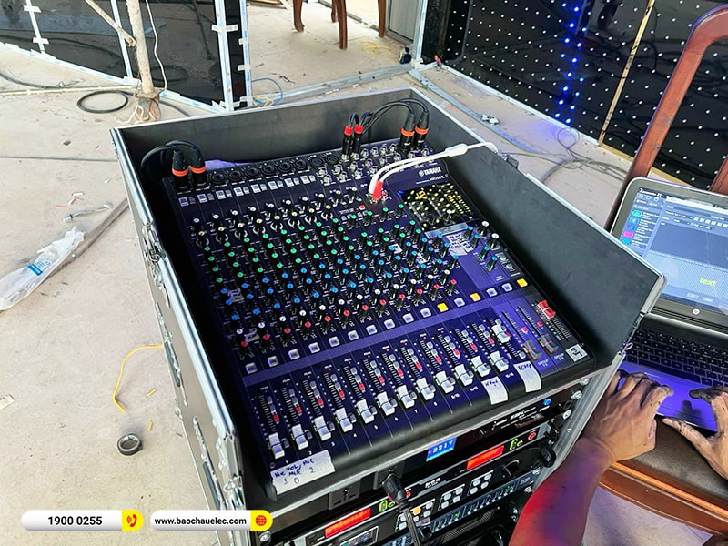 Lắp đặt dàn Line Array Actpro nhà hàng, sự kiện 245tr cho anh Tân tại Đồng Nai (Actpro KR212, KR28, MG16X CV, DSP48,…)