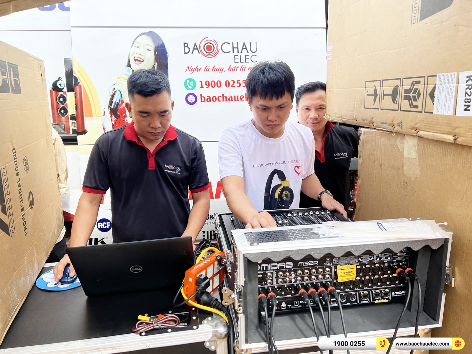 Lắp đặt d&agrave;n Line Array Actpro sự kiện, đ&aacute;m cưới hơn 370tr cho anh Th&agrave;nh tại Bu&ocirc;n M&ecirc; Thuột 