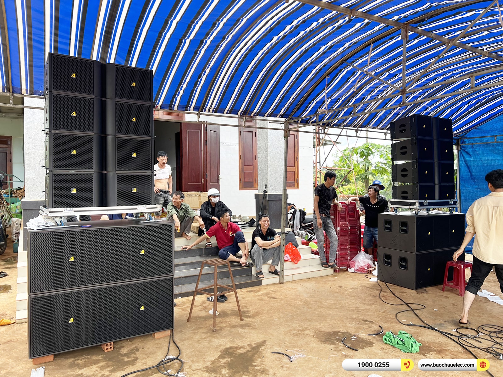 Lắp đặt d&agrave;n Line Array Actpro sự kiện, đ&aacute;m cưới hơn 370tr cho anh Th&agrave;nh tại Bu&ocirc;n M&ecirc; Thuột 