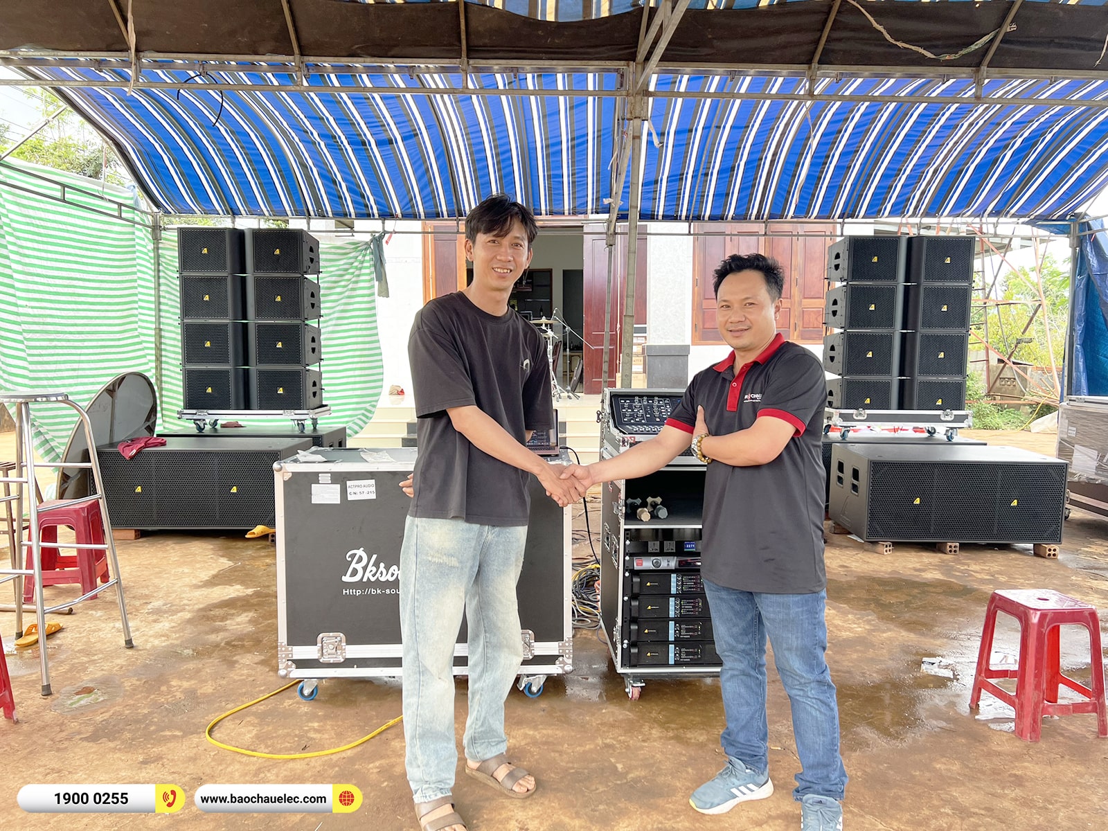 Lắp đặt d&agrave;n Line Array Actpro sự kiện, đ&aacute;m cưới hơn 370tr cho anh Th&agrave;nh tại Bu&ocirc;n M&ecirc; Thuột 