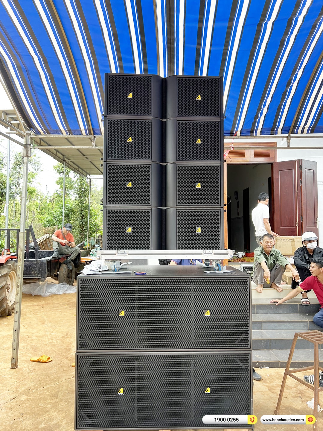 Lắp đặt d&agrave;n Line Array Actpro sự kiện, đ&aacute;m cưới hơn 370tr cho anh Th&agrave;nh tại Bu&ocirc;n M&ecirc; Thuột 