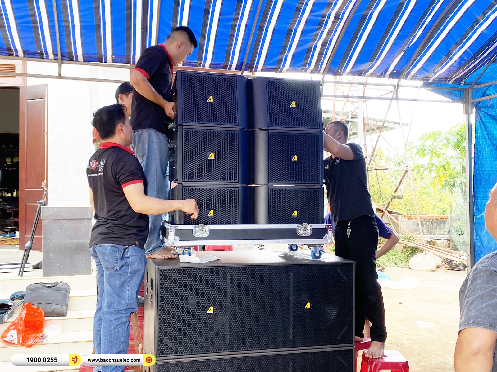 Lắp đặt d&agrave;n Line Array Actpro sự kiện, đ&aacute;m cưới hơn 370tr cho anh Th&agrave;nh tại Bu&ocirc;n M&ecirc; Thuột 
