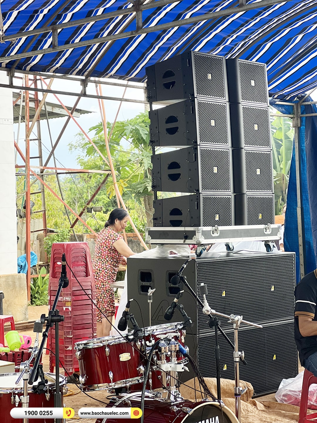Lắp đặt d&agrave;n Line Array Actpro sự kiện, đ&aacute;m cưới hơn 370tr cho anh Th&agrave;nh tại Bu&ocirc;n M&ecirc; Thuột 