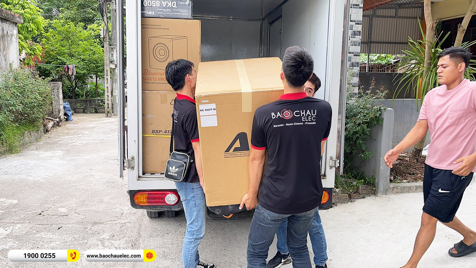 dàn Line Array Actpro sự kiện, đám cưới hơn 100tr cho anh Thưởng tại Hà Nam