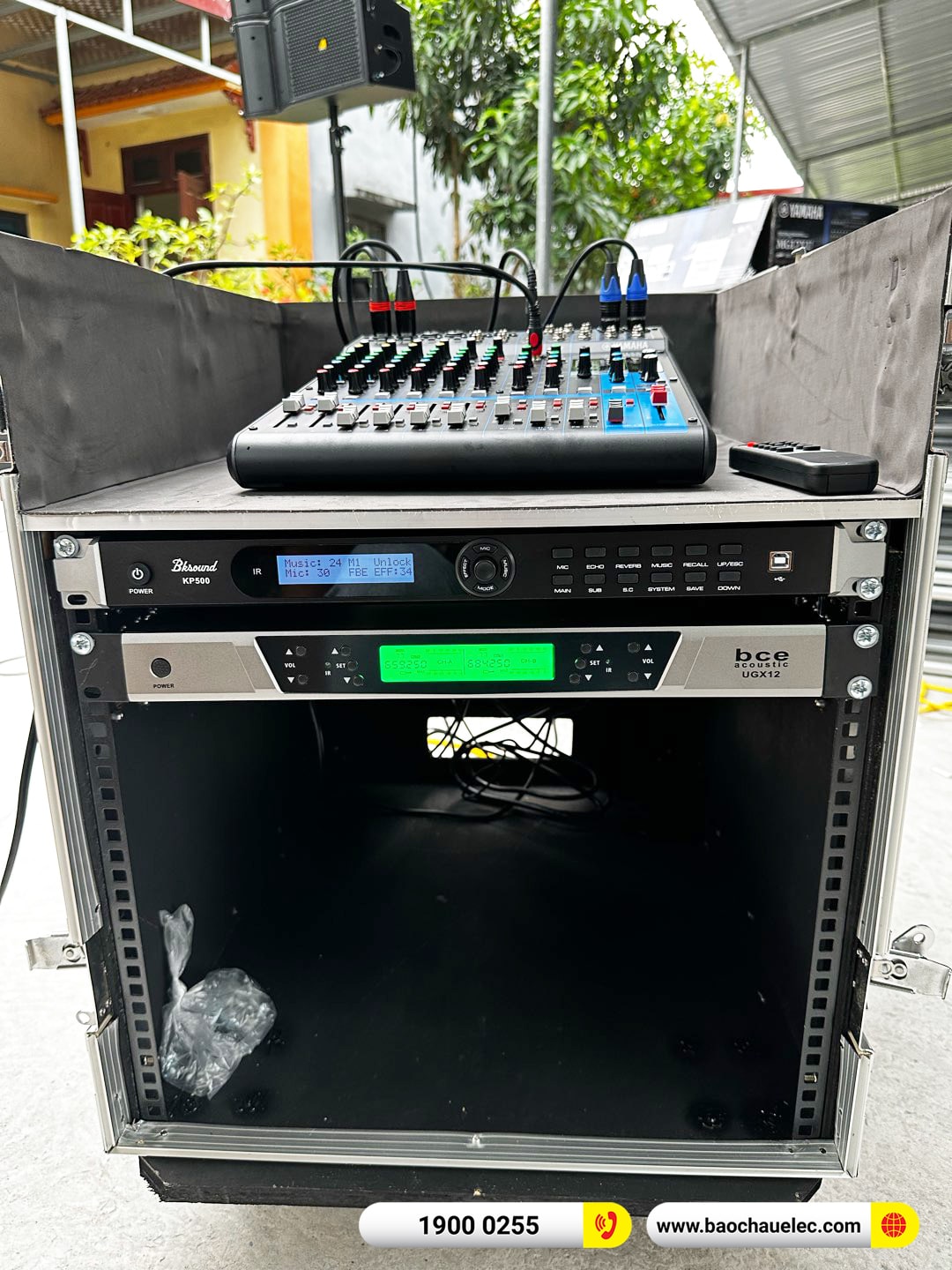 dàn Line Array Actpro sự kiện, đám cưới hơn 100tr cho anh Thưởng tại Hà Nam