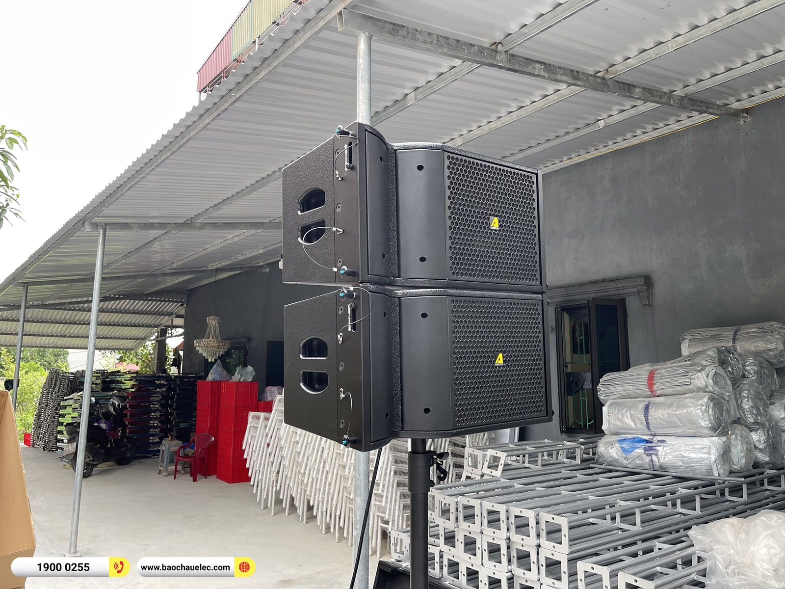 dàn Line Array Actpro sự kiện, đám cưới hơn 100tr cho anh Thưởng tại Hà Nam