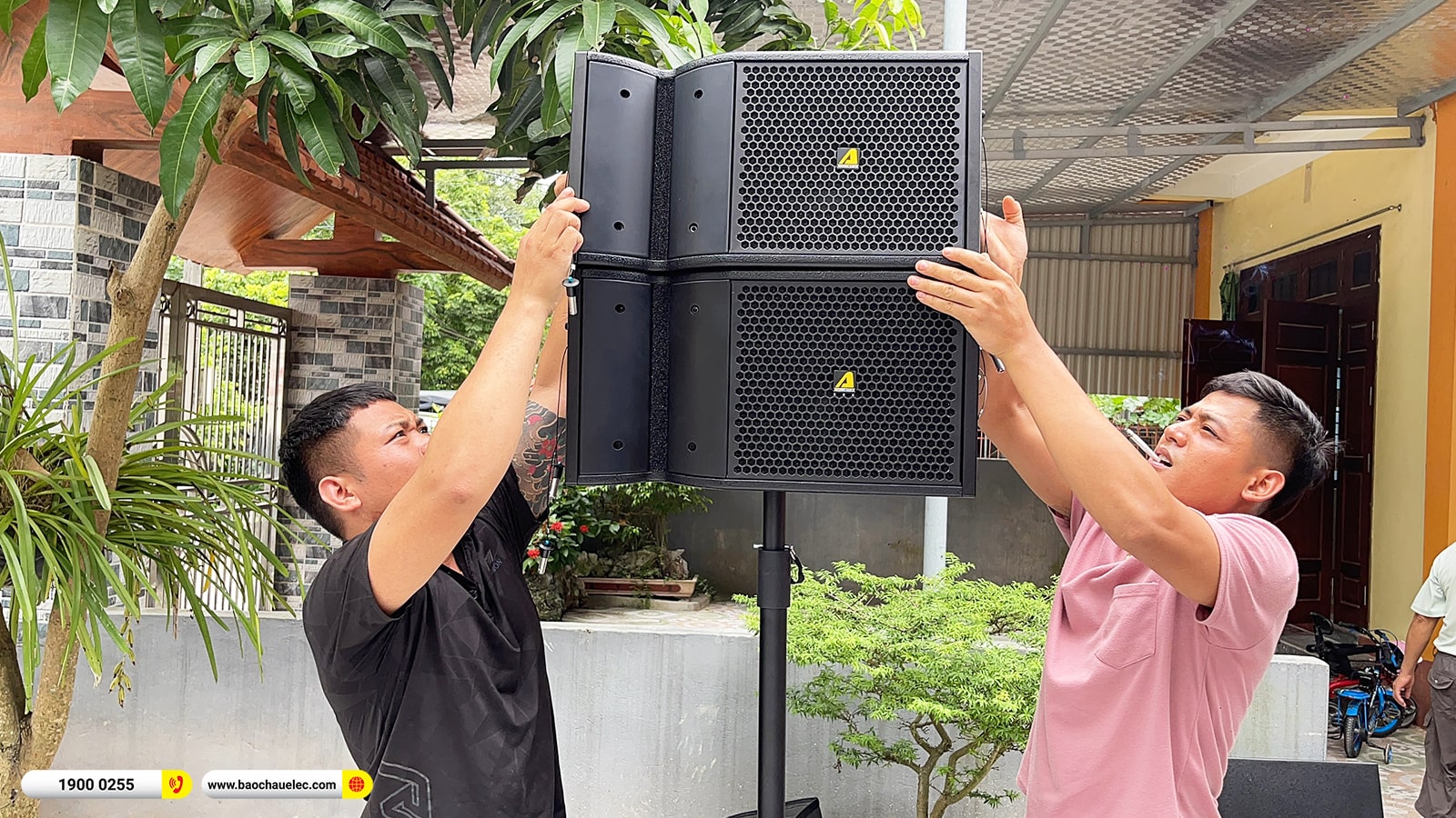 dàn Line Array Actpro sự kiện, đám cưới hơn 100tr cho anh Thưởng tại Hà Nam