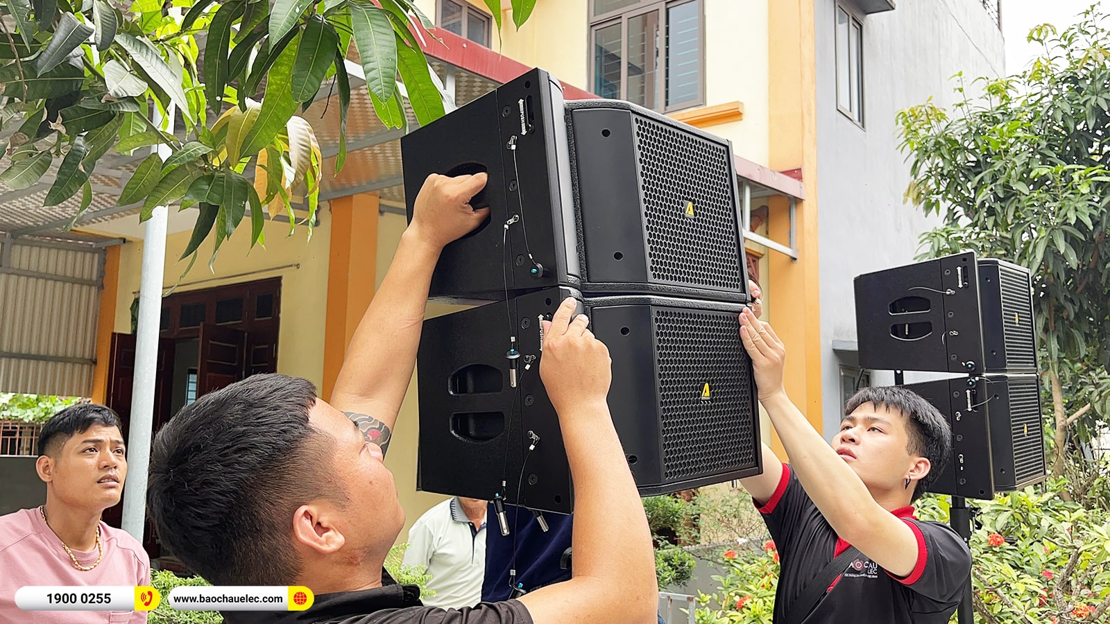 dàn Line Array Actpro sự kiện, đám cưới hơn 100tr cho anh Thưởng tại Hà Nam