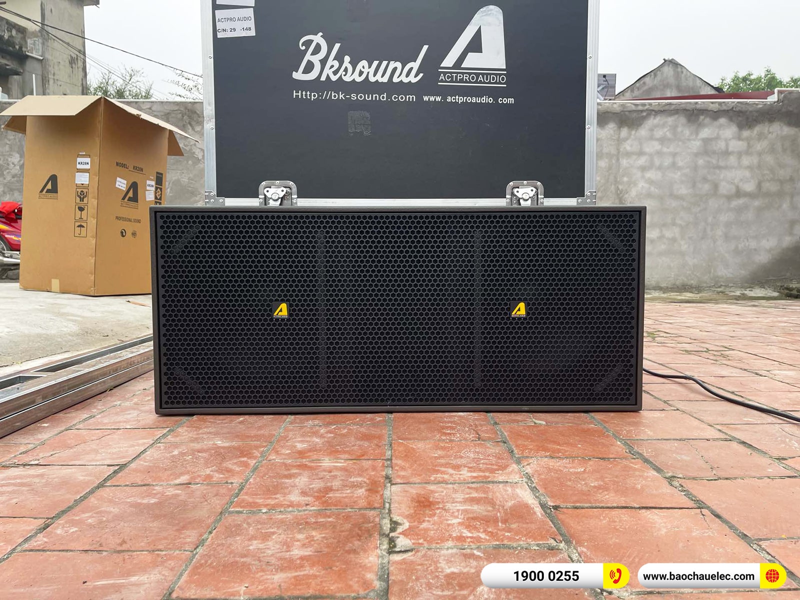 Lắp đặt d&agrave;n Line Array Actpro sự kiện, đ&aacute;m cưới hơn 182tr cho anh Tu&acirc;n tại H&agrave; Nội