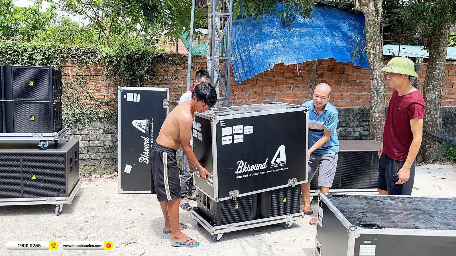 Lắp đặt d&agrave;n Line Array Actpro sự kiện, đ&aacute;m cưới hơn 174tr cho anh Tuấn tại Thanh H&oacute;a