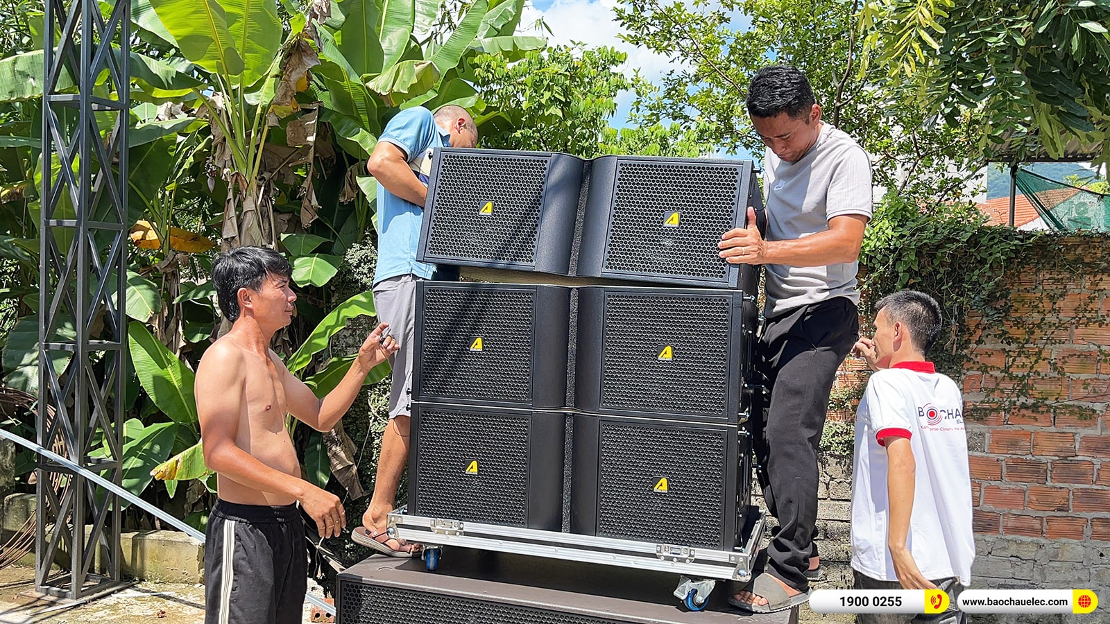 Lắp đặt d&agrave;n Line Array Actpro sự kiện, đ&aacute;m cưới hơn 174tr cho anh Tuấn tại Thanh H&oacute;a