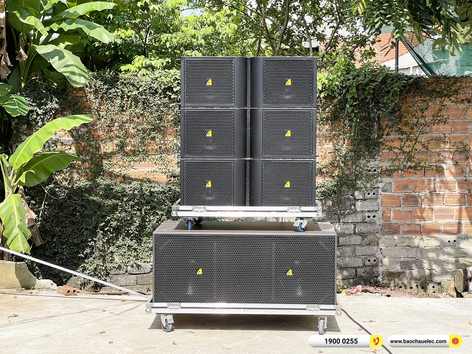 Lắp đặt d&agrave;n Line Array Actpro sự kiện, đ&aacute;m cưới hơn 174tr cho anh Tuấn tại Thanh H&oacute;a