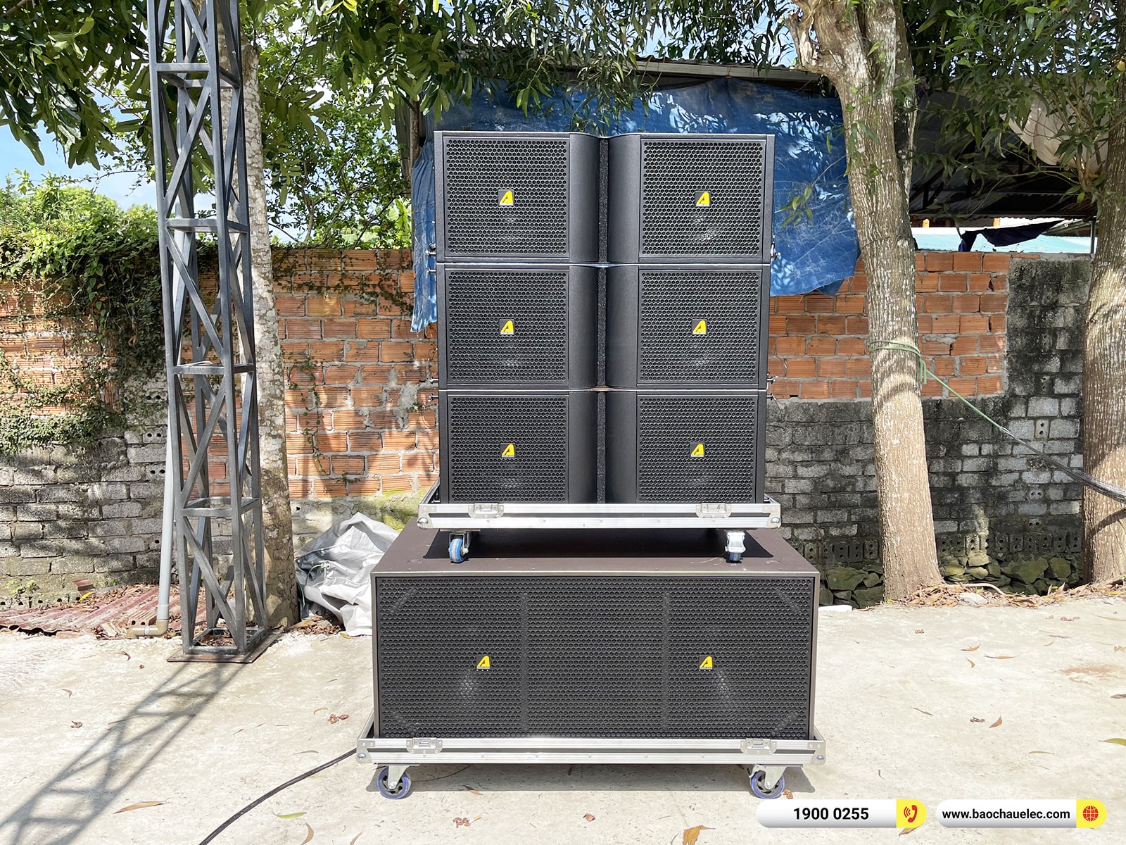 Lắp đặt d&agrave;n Line Array Actpro sự kiện, đ&aacute;m cưới hơn 174tr cho anh Tuấn tại Thanh H&oacute;a