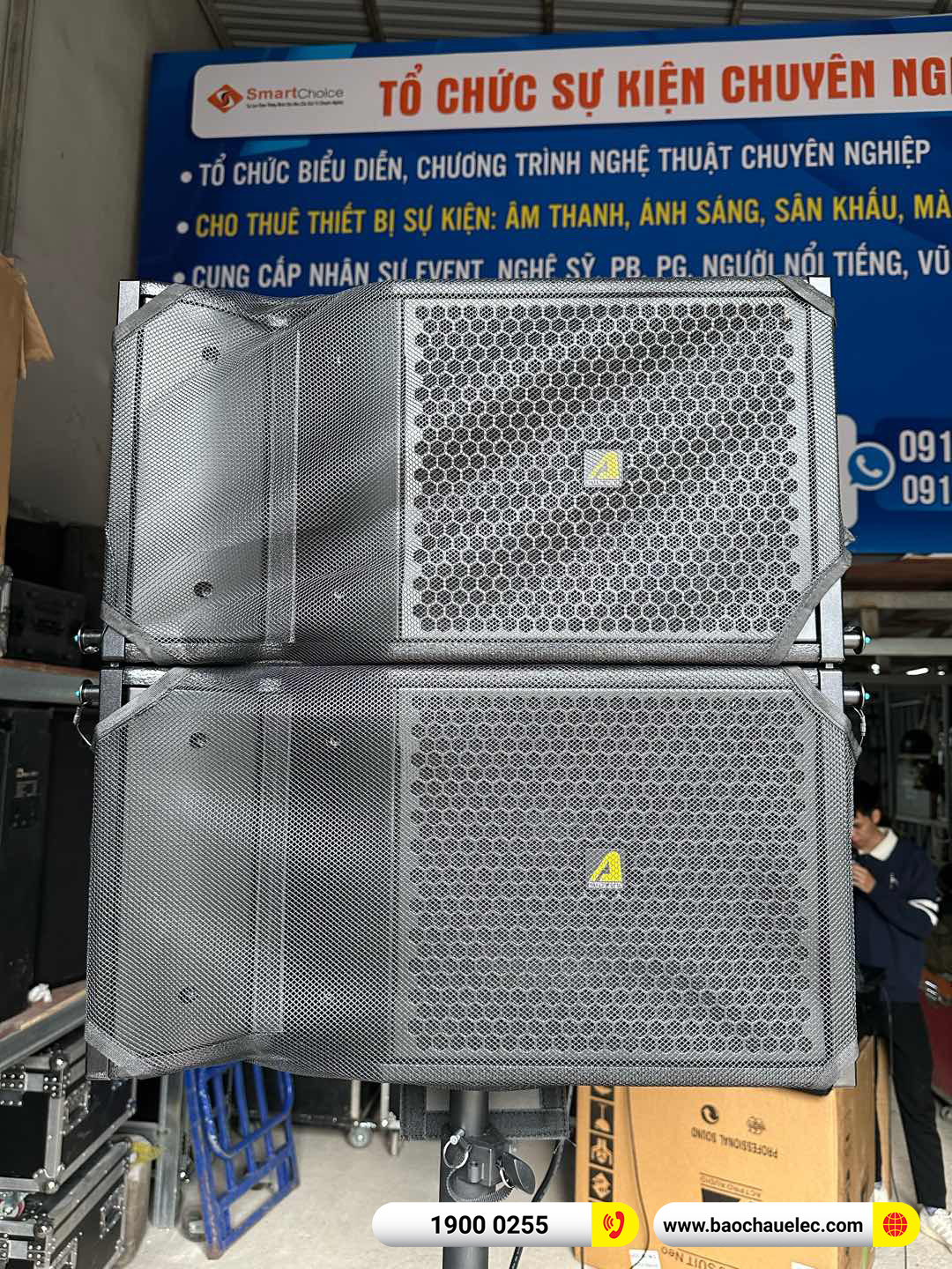 Lắp đặt dàn Line Array Actpro hơn 90tr cho Công ty CP TT&PT Công Nghệ Minh Đạt tại Hà Nội