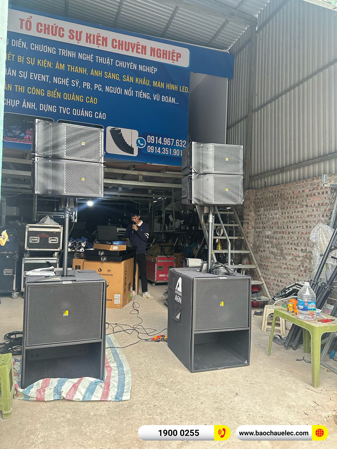 Lắp đặt dàn Line Array Actpro hơn 90tr cho Công ty CP TT&PT Công Nghệ Minh Đạt tại Hà Nội