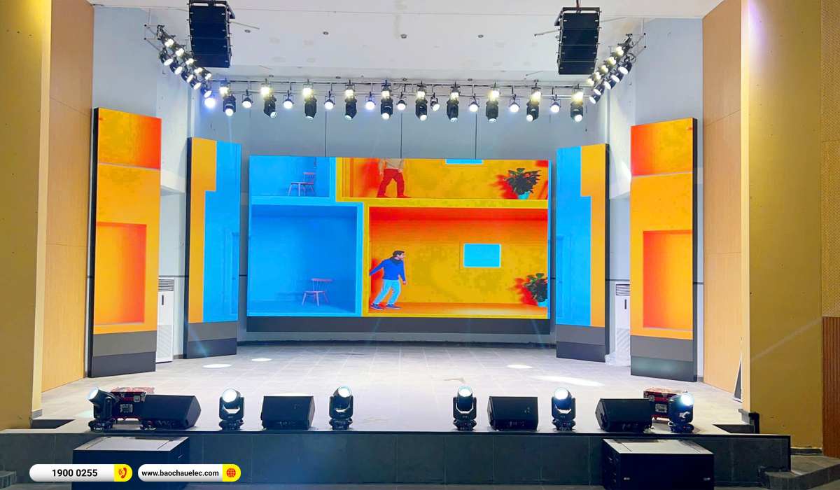 Lắp đặt d&agrave;n Line Array dBTechnologies sự kiện, s&acirc;n khấu cho Ủy Ban Nh&acirc;n D&acirc;n Huyện Nh&agrave; B&egrave; tại TP HCM