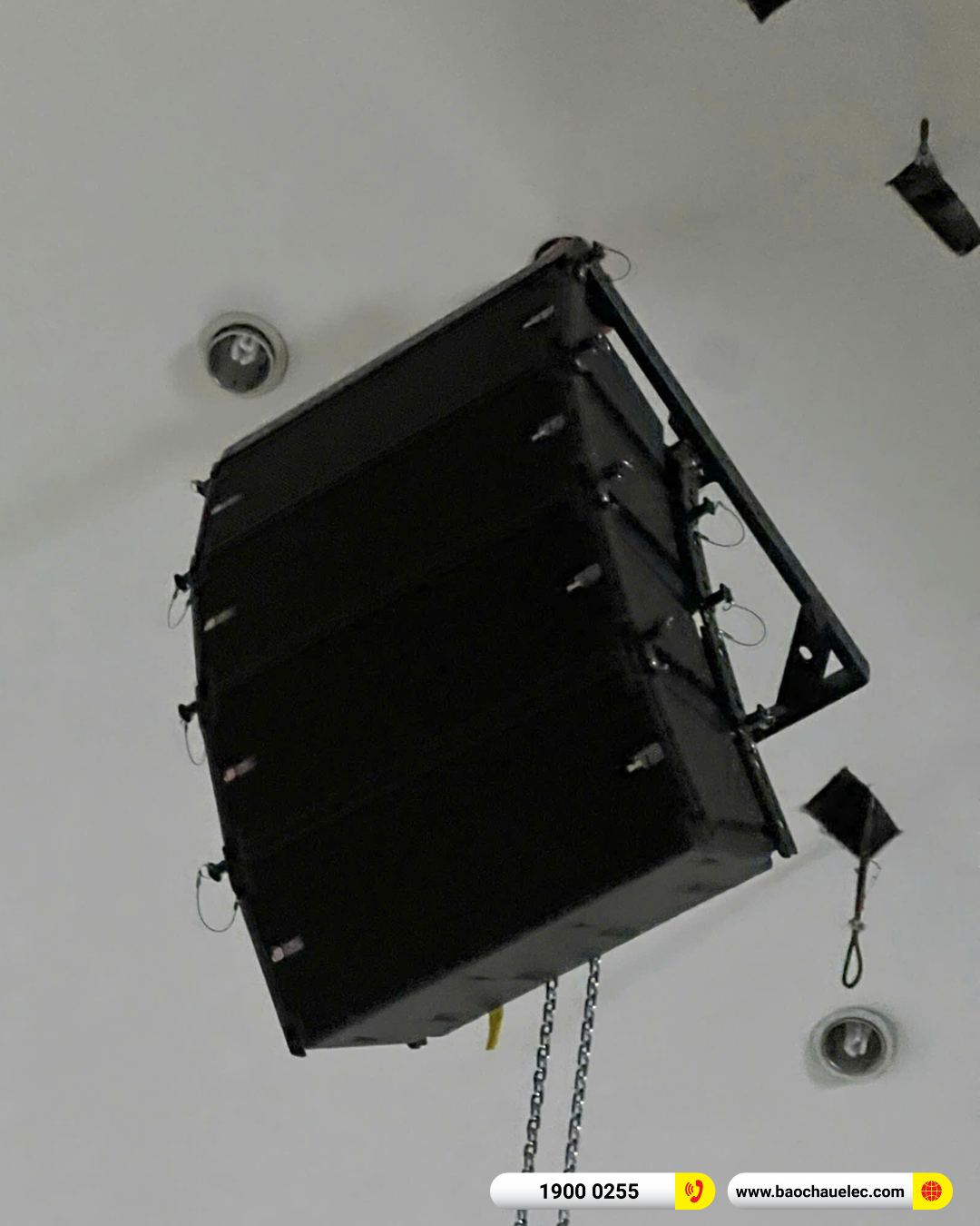 Lắp đặt d&agrave;n Line Array dBTechnologies sự kiện, s&acirc;n khấu cho Ủy Ban Nh&acirc;n D&acirc;n Huyện Nh&agrave; B&egrave; tại TP HCM