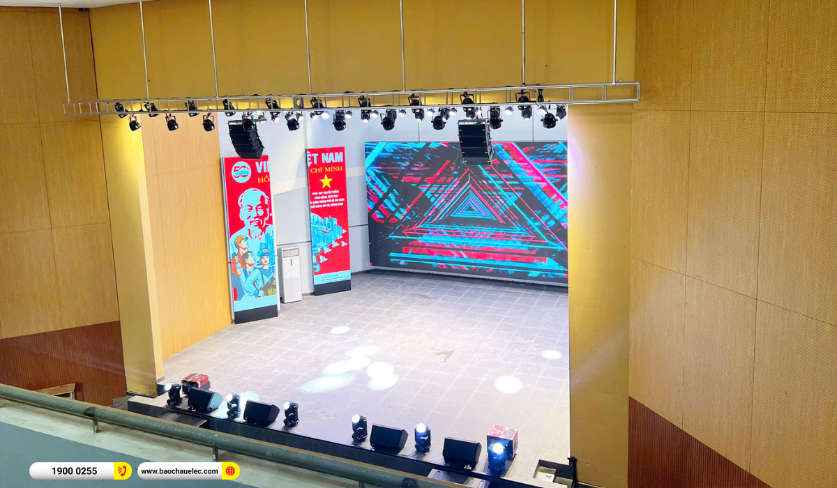 Lắp đặt d&agrave;n Line Array dBTechnologies sự kiện, s&acirc;n khấu cho Ủy Ban Nh&acirc;n D&acirc;n Huyện Nh&agrave; B&egrave; tại TP HCM