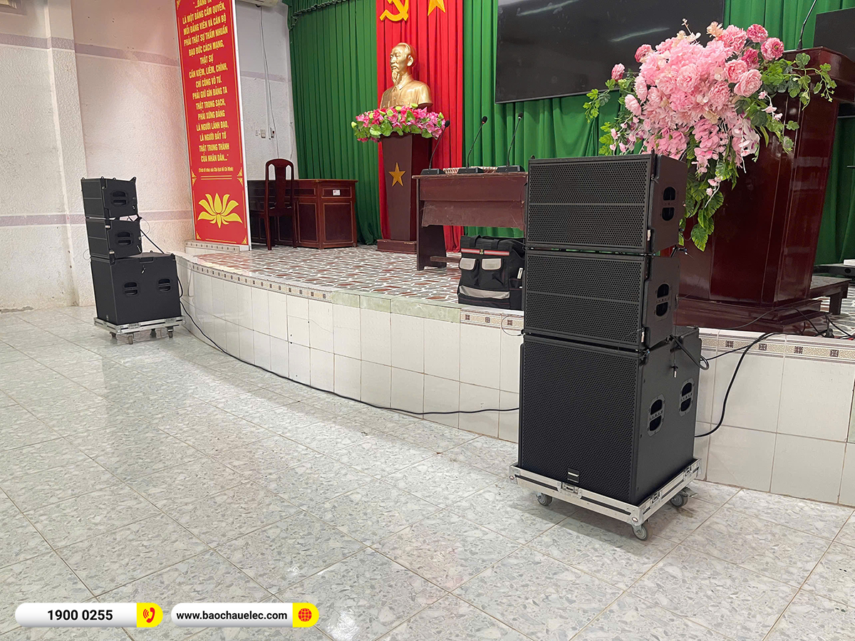 Lắp đặt d&agrave;n &acirc;m thanh Array Temeisheng cho UBND x&atilde; Trường Long T&acirc;y tại Cần Thơ 