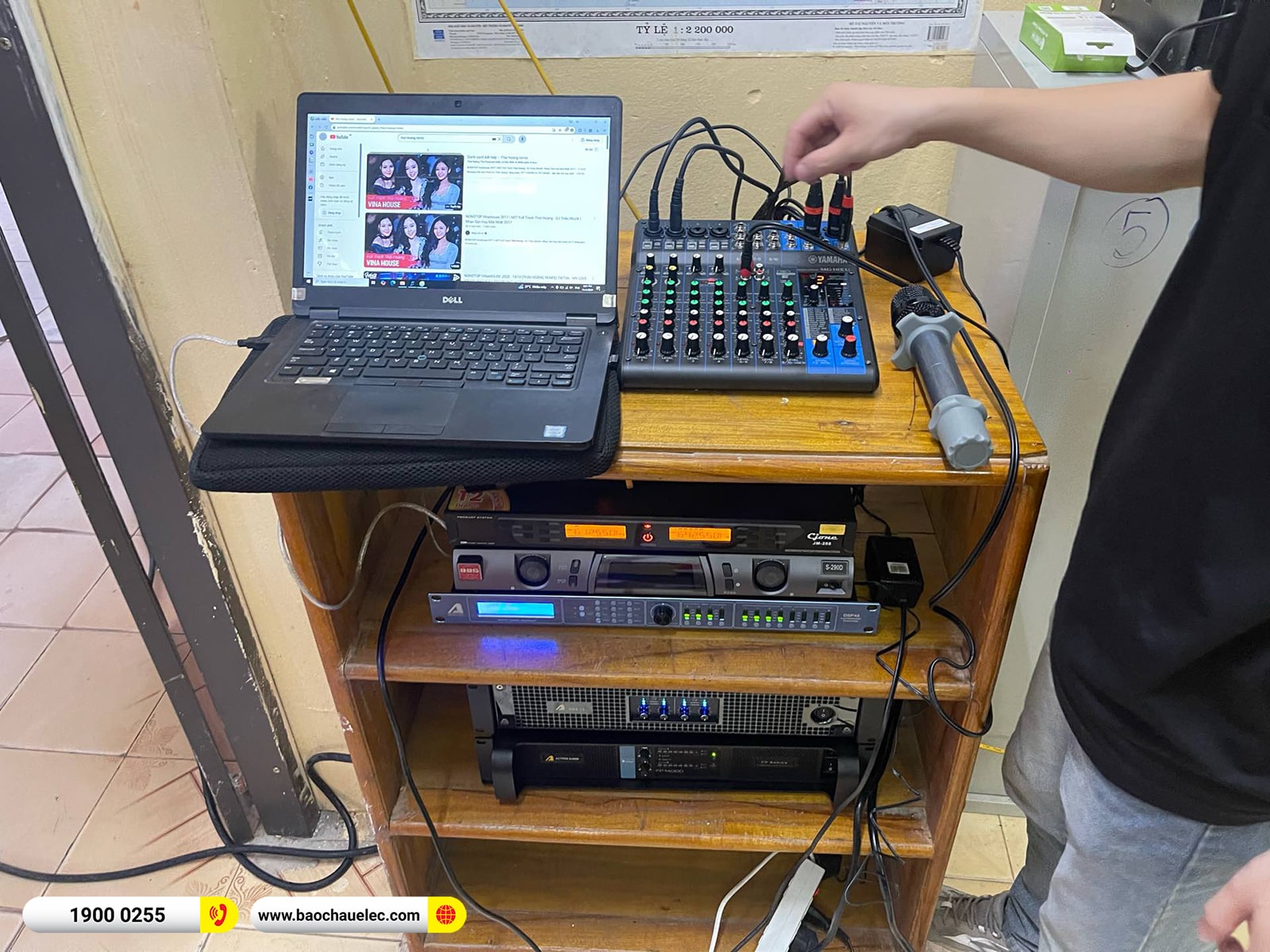 Lắp đặt d&agrave;n Line Array Actpro sự kiện, s&acirc;n khấu hơn 131tr cho Trường THPT Hạ Lang ở Tuy&ecirc;n Quang 