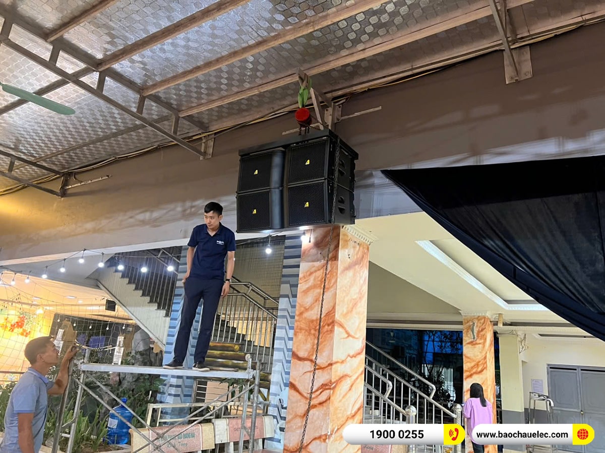 Lắp đặt d&agrave;n Line Array Actpro sự kiện, s&acirc;n khấu cho Trường PT li&ecirc;n cấp Đa Tr&iacute; Tuệ MIS tại H&agrave; Nội 