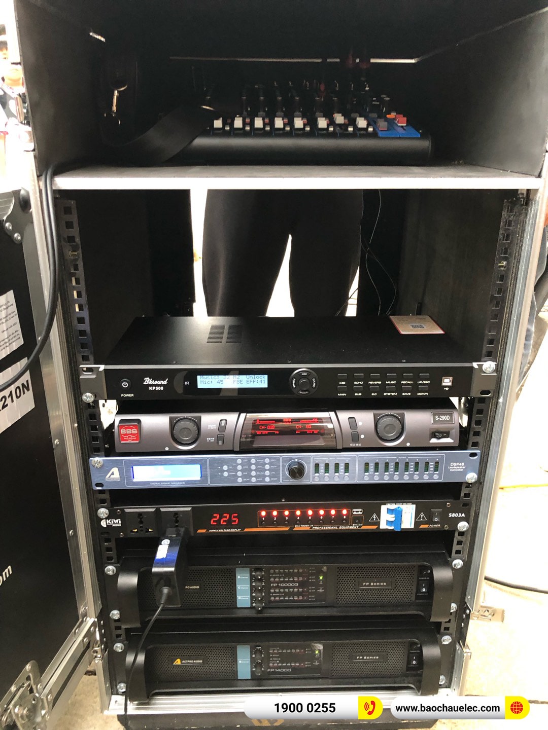 Lắp đặt d&agrave;n Line Array Actpro sự kiện, s&acirc;n khấu cho Trường TH Đại Xu&acirc;n tại Bắc Ninh