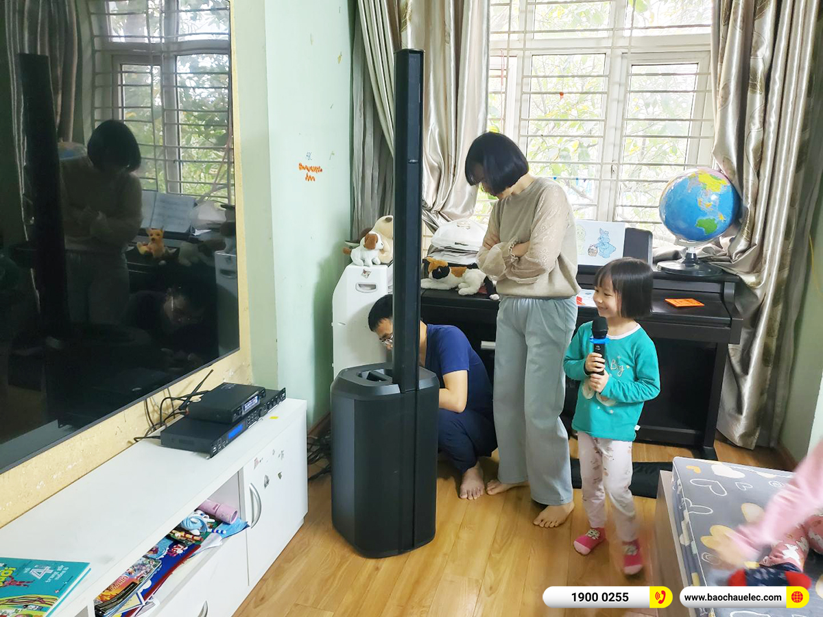 Lắp đặt d&agrave;n karaoke di động Bose hơn 75tr cho anh Vũ tại H&agrave; Nội (Bose L1 Pro16, JBL VX8, JBL VM300) 
