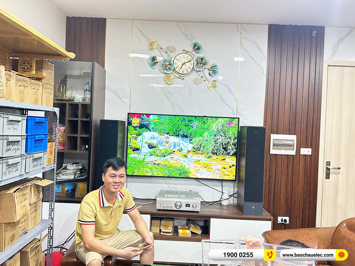 Lắp đặt dàn nghe nhạc Focal hơn 56tr cho anh Cương tại Hà Nội