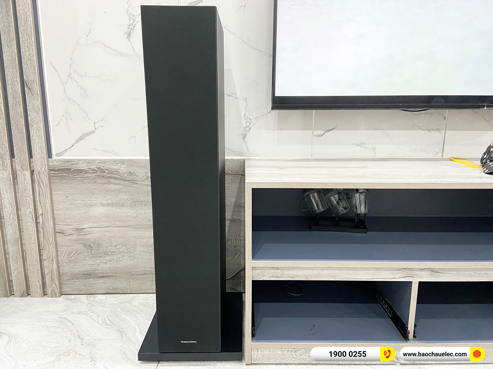 Lắp đặt d&agrave;n nghe nhạc B&W hơn 89tr cho anh Cường tại Hải Ph&ograve;ng