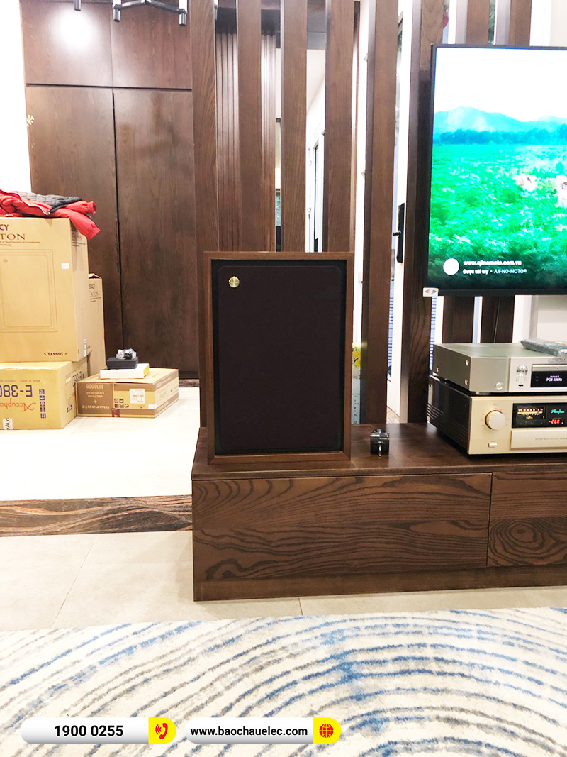 Lắp đặt dàn nghe nhạc hi-end cho anh Lâm tại Hưng Yên (Tannoy Eaton, Accuphase E380, Marantz ND8006,…)