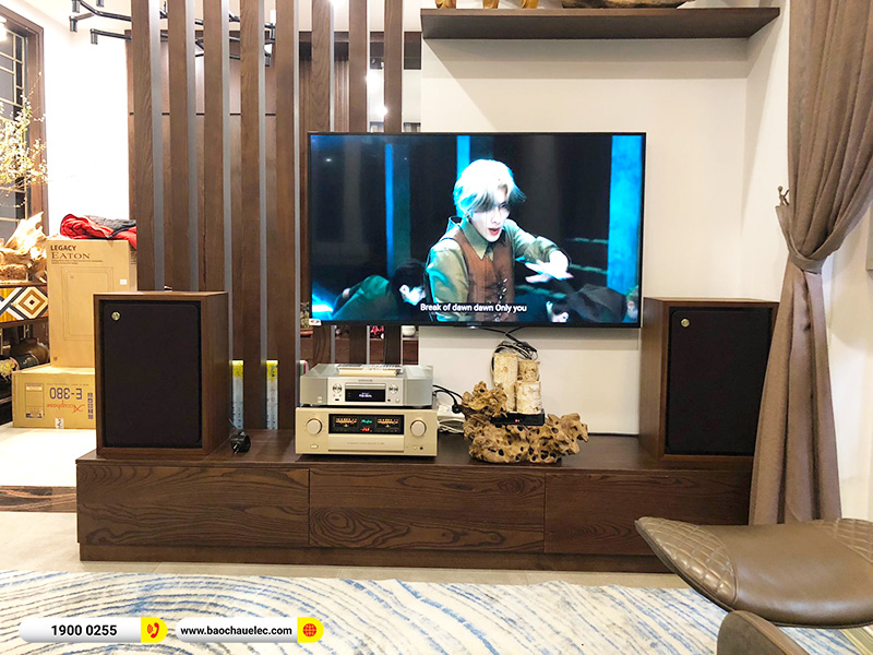 Lắp đặt dàn nghe nhạc hi-end cho anh Lâm tại Hưng Yên (Tannoy Eaton, Accuphase E380, Marantz ND8006,…)
