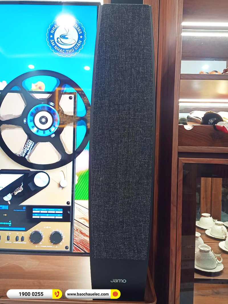 Lắp đặt d&agrave;n nghe nhạc hơn 28tr cho anh Linh tại H&agrave; Nội (Jamo C95II, Denon DRA-800H)
