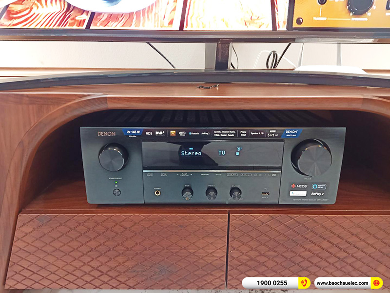 Lắp đặt d&agrave;n nghe nhạc hơn 28tr cho anh Linh tại H&agrave; Nội (Jamo C95II, Denon DRA-800H)