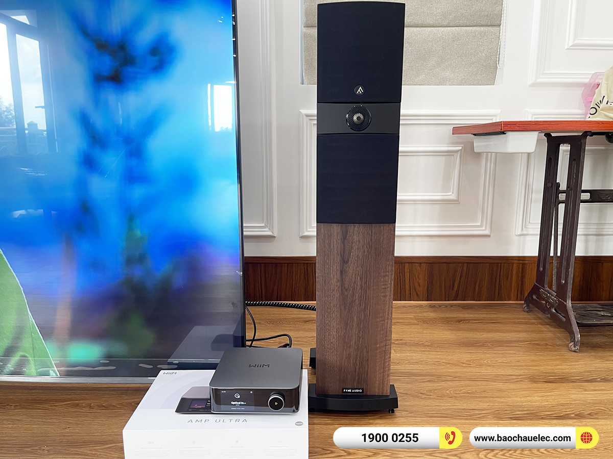 Lắp đặt d&agrave;n nghe nhạc Fyne Audio hơn 22tr cho anh Minh tại Vĩnh Long 