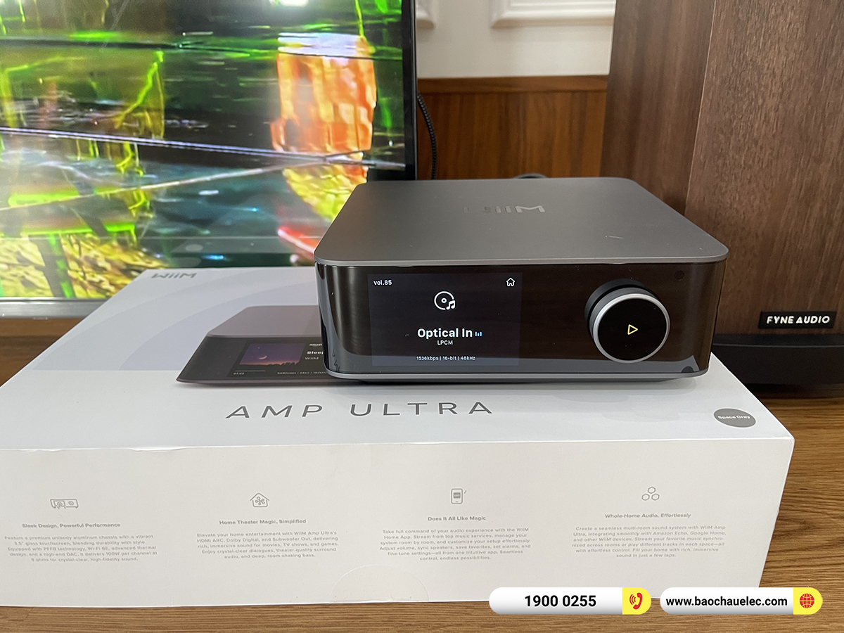 Lắp đặt d&agrave;n nghe nhạc Fyne Audio hơn 22tr cho anh Minh tại Vĩnh Long 