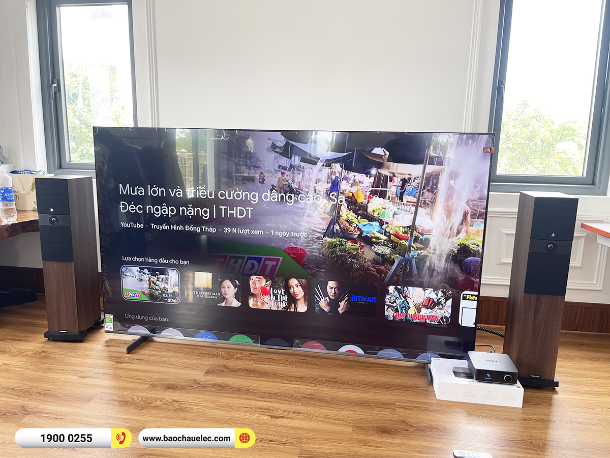 Lắp đặt d&agrave;n nghe nhạc Fyne Audio hơn 22tr cho anh Minh tại Vĩnh Long 