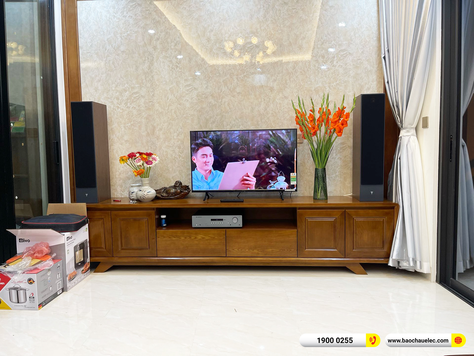 Lắp đặt d&agrave;n nghe nhạc Focal gần 42tr cho anh Nguy&ecirc;n tại H&agrave; Nội