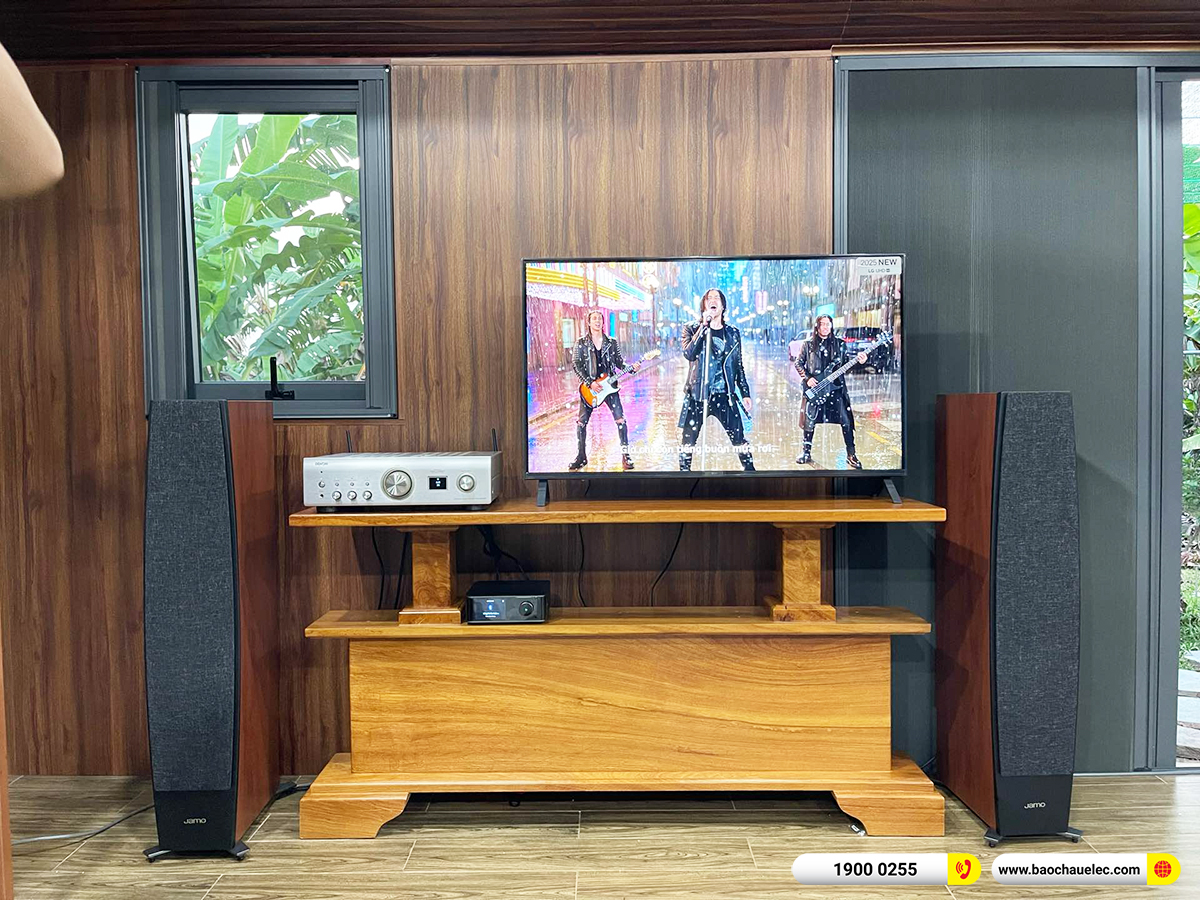 Lắp đặt d&agrave;n nghe nhạc Jamo hơn 46tr cho anh Nhụy tại Đồng Nai