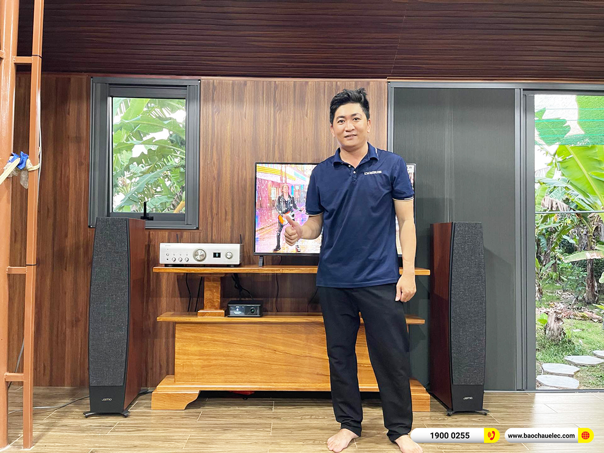 Lắp đặt d&agrave;n nghe nhạc Jamo hơn 46tr cho anh Nhụy tại Đồng Nai