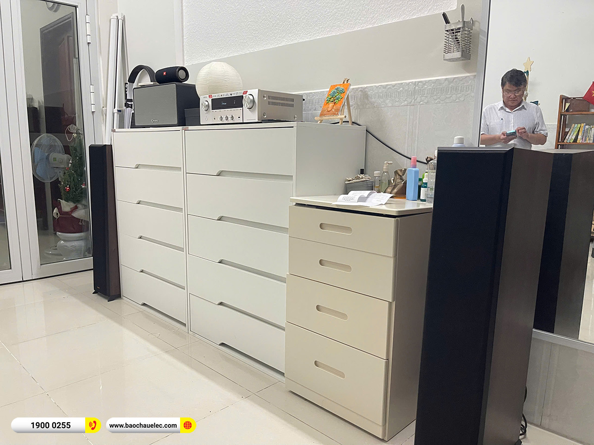 Lắp đặt d&agrave;n nghe nhạc Klipsch hơn 42tr cho anh Thi tại Cần Thơ 