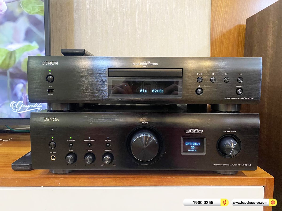Lắp đặt d&agrave;n nghe nhạc, xem phim hơn 62tr cho anh Tuấn tại H&agrave; Nội (Klipsch RP-6000F II, PMA-900HNE, DCD-900NE,&hellip;)