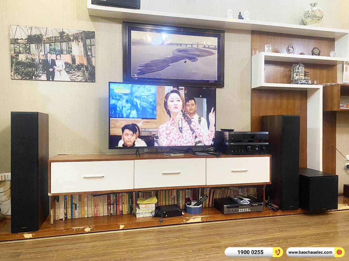Lắp đặt d&agrave;n nghe nhạc, xem phim hơn 62tr cho anh Tuấn tại H&agrave; Nội (Klipsch RP-6000F II, PMA-900HNE, DCD-900NE,&hellip;)