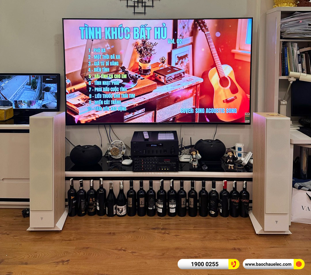 Lắp đặt d&agrave;n nghe nhạc Focal hơn 50tr cho anh Tuyền tại H&agrave; Nội